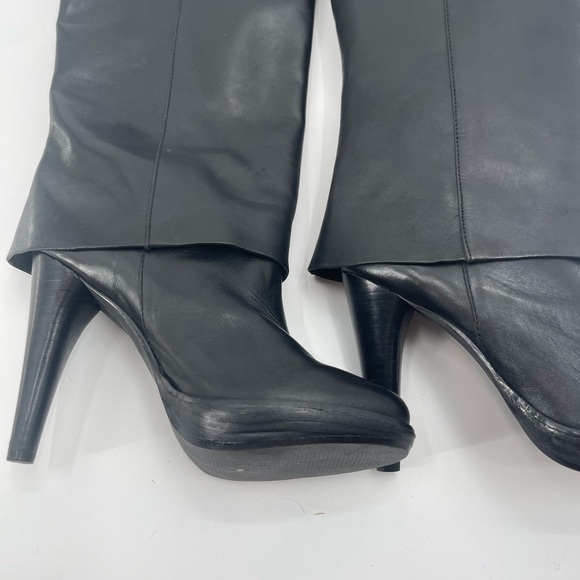 Dolce by Mojo Moxy Alannah Black leather Boots Women size 6.5 - Picture 6 of 15
